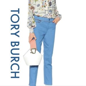 Tory Burch, womens Jeans, Jodie Jeans, size 26, rik rak trim